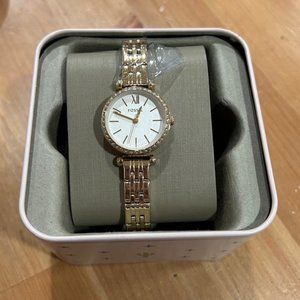 Tillie Mini Three-Hand Gold Tone Stainless Steel Watch